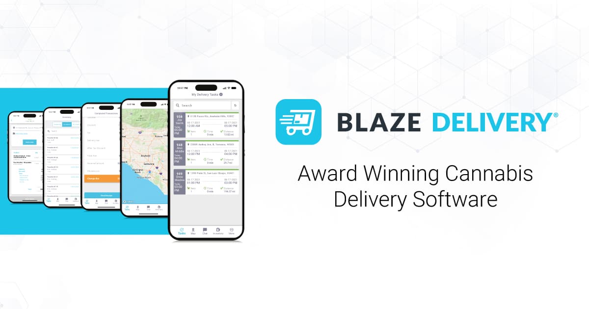 BLAZE DELIVERY Cannabis Delivery Software