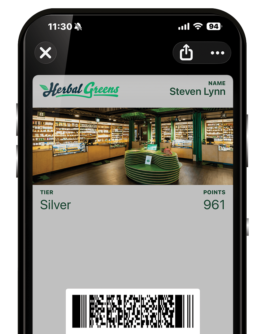 Silver-tier loyalty wallet card design peeking out of a phone wallet