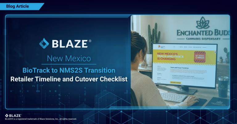 New Mexico BioTrack to NMS2S transition timeline and cutover checklist for cannabis retailers